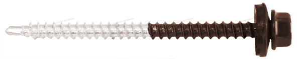 Заказать доступный Саморез 4,8х70 ПРЕМИУМ RAL8017 (коричневый шоколад) в нашем интернет-магазине.