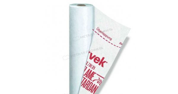 Мембрана гидроизоляционная ветрозащитная огнезащитная Tyvek FireCurb HouseWrap без логотипа (1.5х50 м) ― заказать по умеренным ценам в интернет-магазине Компании Металл Профиль.